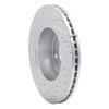 631-11003R Drilled/Slotted Brake Rotor [Silver], 1994-2002 Land Rover, Position: Front Right - image 4