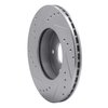 631-11006R Drilled/Slotted Brake Rotor [Silver], 2002-2005 Land Rover, Position: Front Right - image 4