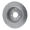 631-11010R Drilled/Slotted Brake Rotor [Silver], 2005-2016 Land Rover, Position: Rear Right - image 4