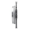 631-11012L Drilled/Slotted Brake Rotor [Silver], 2005-2007 Land Rover, Position: Rear Left - image 3