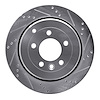 631-11012R Drilled/Slotted Brake Rotor [Silver], 2005-2007 Land Rover, Position: Rear Right - image 1