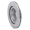 631-11015L Drilled/Slotted Brake Rotor [Silver], 2006-2009 Land Rover, Position: Front Left - image 4