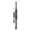 631-11023L Drilled/Slotted Brake Rotor [Silver], Fits Select Land Rover, Position: Rear Left - image 3