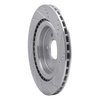 631-11023L Drilled/Slotted Brake Rotor [Silver], Fits Select Land Rover, Position: Rear Left - image 4