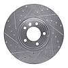 631-11030L Drilled/Slotted Brake Rotor [Silver], 2018-2020 Land Rover, Position: Front Left