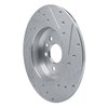 631-11034L Drilled/Slotted Brake Rotor [Silver], 2020-2020 Land Rover, Position: Rear Left - image 4