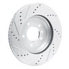 631-11037R Drilled/Slotted Brake Rotor [Silver], Fits Select Land Rover, Position: Rear Right - image 4