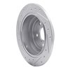 631-13008R Drilled/Slotted Brake Rotor [Silver], 1990-2008 GM, Position: Rear Right - image 4