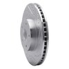 631-13011R Drilled/Slotted Brake Rotor [Silver], 1992-1997 Subaru, Position: Front Right - image 2