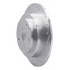 631-13012R Drilled/Slotted Brake Rotor [Silver], 1992-1997 Subaru, Position: Rear Right - image 2