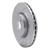 631-13014L Drilled/Slotted Brake Rotor [Silver], 2003-2020 Multiple Makes/Models, Position: Front Left - image 2