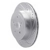 631-13017R Drilled/Slotted Brake Rotor [Silver], 2005-2007 Subaru, Position: Rear Right - image 2