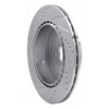 631-13017R Drilled/Slotted Brake Rotor [Silver], 2005-2007 Subaru, Position: Rear Right - image 4
