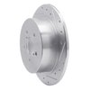 631-13020R Drilled/Slotted Brake Rotor [Silver], 2005-2009 Subaru, Position: Rear Right - image 2