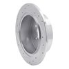 631-13020R Drilled/Slotted Brake Rotor [Silver], 2005-2009 Subaru, Position: Rear Right - image 4