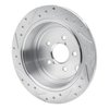 631-13021R Drilled/Slotted Brake Rotor [Silver], 2008-2015 Subaru, Position: Rear Right - image 4