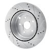 631-13022L Drilled/Slotted Brake Rotor [Silver], 2008-2020 Subaru, Position: Rear Left - image 4
