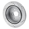 631-13027L Drilled/Slotted Brake Rotor [Silver], 2014-2018 Subaru, Position: Rear Left - image 4