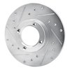 631-13030L Drilled/Slotted Brake Rotor [Silver], 1980-1983 Subaru, Position: Front Left - image 2