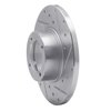 631-13030R Drilled/Slotted Brake Rotor [Silver], 1980-1983 Subaru, Position: Front Right - image 2