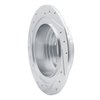 631-13032R Drilled/Slotted Brake Rotor [Silver], 2000-2006 Subaru, Position: Rear Right - image 4