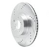 631-13034L Drilled/Slotted Brake Rotor [Silver], Fits Select Multiple Makes/Models, Position: Front Left - image 2