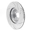 631-13034L Drilled/Slotted Brake Rotor [Silver], Fits Select Multiple Makes/Models, Position: Front Left - image 4