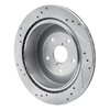 631-13036R Drilled/Slotted Brake Rotor [Silver], 2006-2014 Subaru, Position: Rear Right - image 4