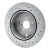 631-13040L Drilled/Slotted Brake Rotor [Silver], 2017-2020 Multiple Makes/Models, Position: Rear Left - image 4