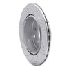 631-13042R Drilled/Slotted Brake Rotor [Silver], 2018-2021 Subaru, Position: Rear Right - image 4