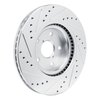 631-13049R Drilled/Slotted Brake Rotor [Silver], Fits Select Subaru, Position: Front Right - image 4