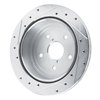 631-13050R Drilled/Slotted Brake Rotor [Silver], Fits Select Subaru, Position: Rear Right - image 4
