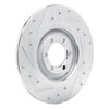 631-16001L Drilled/Slotted Brake Rotor [Silver], 1975-1979 Alfa Romeo, Position: Rear Left - image 4