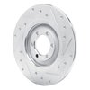 631-16001R Drilled/Slotted Brake Rotor [Silver], 1975-1979 Alfa Romeo, Position: Rear Right - image 4