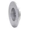 631-16007R Drilled/Slotted Brake Rotor [Silver], 1991-1995 Alfa Romeo, Position: Rear Right - image 4