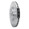 631-16012R Drilled/Slotted Brake Rotor [Silver], 2017-2021 Alfa Romeo, Position: Front Right - image 2