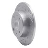 631-19000R Drilled/Slotted Brake Rotor [Silver], 1988-1992 Daihatsu, Position: Front Right - image 2