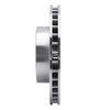 631-20006L Drilled/Slotted Brake Rotor [Silver], 1990-1997 Jaguar, Position: Front Left - image 3