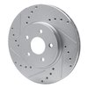 631-20012L Drilled/Slotted Brake Rotor [Silver], 2001-2008 Multiple Makes/Models, Position: Front Left - image 2