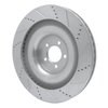 631-20021D Drilled/Slotted Brake Rotor [Silver], 2008-2009 Jaguar, Position: Right Front - image 4