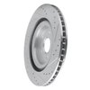 631-20023D Drilled/Slotted Brake Rotor [Silver], 2008-2009 Jaguar, Position: Rear Right - image 4