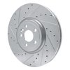 631-20033L Drilled/Slotted Brake Rotor [Silver], 2017-2020 Multiple Makes/Models, Position: Front Left - image 2