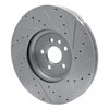 631-20033L Drilled/Slotted Brake Rotor [Silver], 2017-2020 Multiple Makes/Models, Position: Front Left - image 4