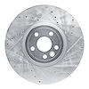 631-20033R Drilled/Slotted Brake Rotor [Silver], 2017-2020 Multiple Makes/Models, Position: Front Right