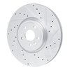 631-20033R Drilled/Slotted Brake Rotor [Silver], 2017-2020 Multiple Makes/Models, Position: Front Right - image 2