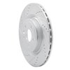 631-20034L Drilled/Slotted Brake Rotor [Silver], 2017-2020 Multiple Makes/Models, Position: Rear Left - image 2