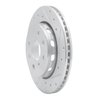 631-21001R Drilled/Slotted Brake Rotor [Silver], 1994-2000 Kia/Hyundai/Genesis, Position: Front Right - image 2