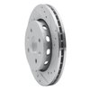 631-21004R Drilled/Slotted Brake Rotor [Silver], 2001-2003 Kia/Hyundai/Genesis, Position: Front Right - image 2