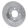 631-21008L Drilled/Slotted Brake Rotor [Silver], 2004-2009 Kia/Hyundai/Genesis, Position: Rear Left - image 4