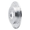 631-21008R Drilled/Slotted Brake Rotor [Silver], 2004-2009 Kia/Hyundai/Genesis, Position: Rear Right - image 2